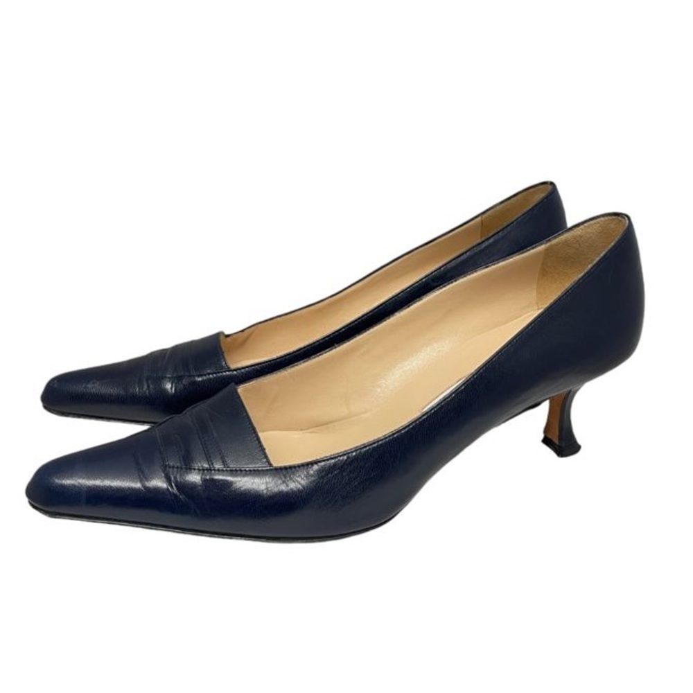 Manolo Blahnik blue sandals pump - Picture 3 of 5